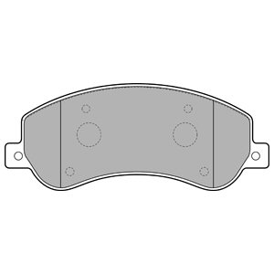 КОЛОДКИ ГАЛЬМІВНІ DELPHI LP2257 + В ПОДАРУНОК