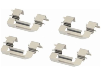 Набір монтажний гальмівних колодок перед kia pro ceed ii 1.0-1.6 13-18 фото №1