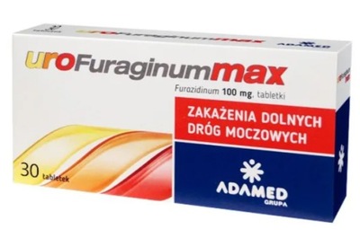 UroFuraginum Max 30 tab. zakarzenie dróg moczowych