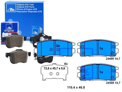 Ate гальмівні колодки гальмівні opel задня antara 06- ate фото №1