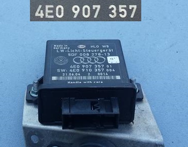 Модуль блок управления света audi a8 d3 4e0907357 фото №1