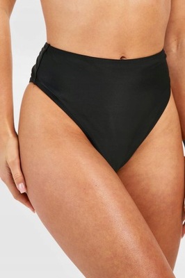 BOOHOO CZARNY DÓŁ BIKINI LNU NE7__54