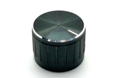 Gałka aluminiowa czarna 21x17mm