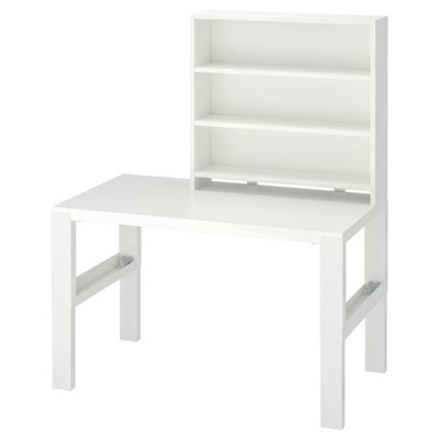 IKEA PAHL Biurko z półką biały 96x58 cm
