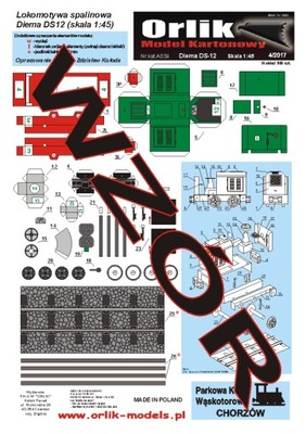 ORLIK A034. Lokomotywa spalinowa Diema DS-12