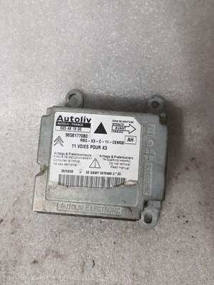 Модуль подушка безпеки citroen c5 04-08 9658177080 фото №1