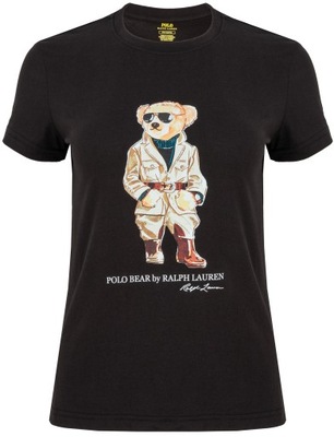 T-SHIRT DAMSKI POLO BEAR RALPH LAUREN ROZ S