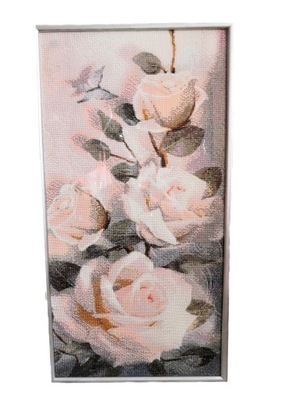 Obraz haft diamentowy kwiaty róże