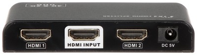 ROZGAŁĘŹNIK HDMI 1 WEJŚCIE 2 WYJŚCIA HDCP HDMI