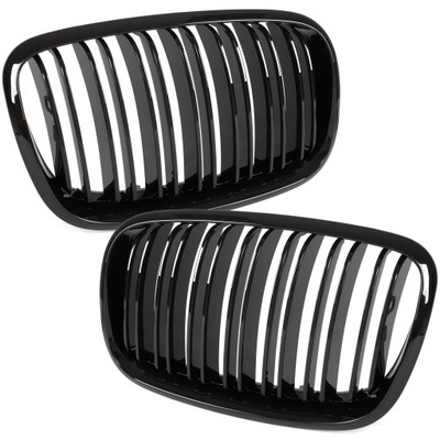 GRILLE GRILLES RADIATOR GRILLE BMW X5 E70 X6 E71 BLACK GLOSS  