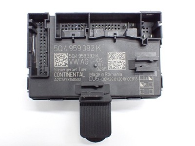 Модуль блок керування двері 5q4959392k vw t-roc 20r фото №1
