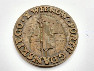 MEDAL 10 WIEKÓW PORTU GDAŃSKIEGO NR 1058