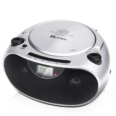 ODTWARZACZ PŁYT RADIO BOOMBOX CD MP3 AM FM AUX USB