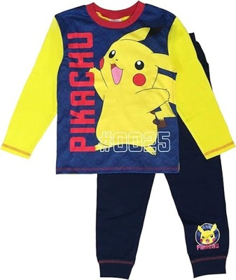 Piżama Pokemon Pikachu Piżamka 5-6 lat 116 cm