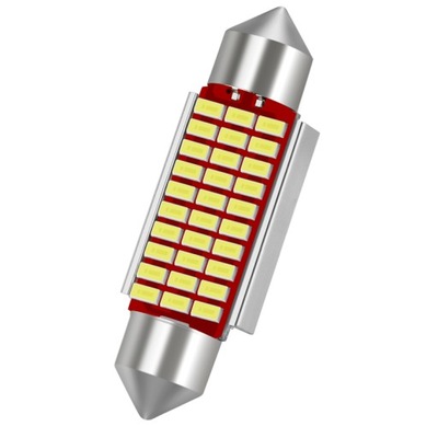 ЛАМПОЧКА ТРУБКА LED (СВІТЛОДІОД) 39MM C3W C5W 30SMD CANBUS ПОТУЖНА