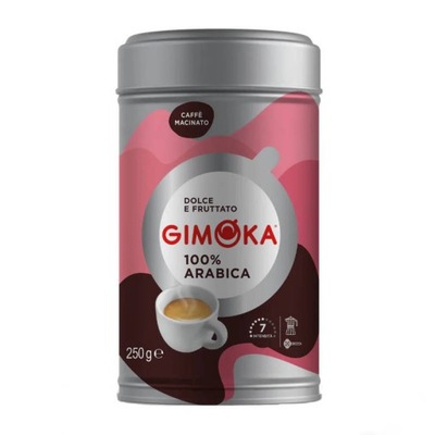 Gimoka 100% ARABICA puszka 250g mielona ITA