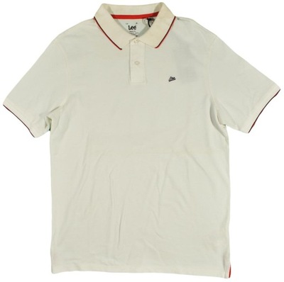 LEE koszulka polo cream PIQUE POLO _ M 38