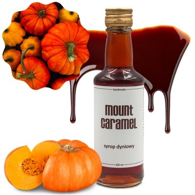 MOUNT CARAMEL SYROP DYNIOWY HANDMADE PUMPKIN SPICE BEZ KONSERWANTÓW 200ML