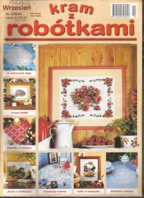 Kram z robótkami/Haft krzyżykowy 9/2004 makrama