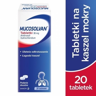 Mucosolvan 0,03 g, 20 tabletek