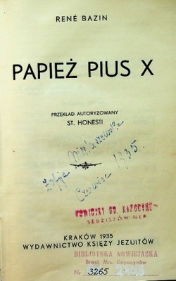 Papież Pius X 1935 r.