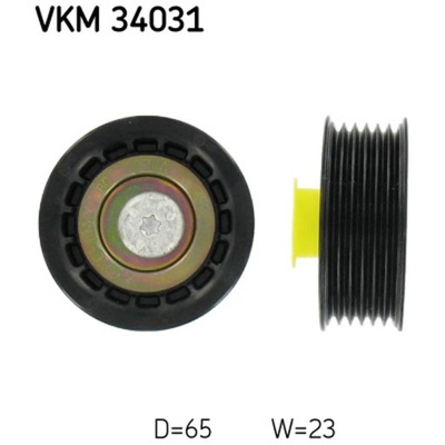 РОЛИК ВЕДУЩИЙ / НАПРАВЛЯЮЩАЯ, РЕМЕНЬ ПОЛИКЛИНОВЫЙ ZĘBATY SKF VKM 34031