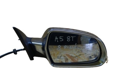 Зеркало правое audi a5 s5 8t lift 8 pin хром 5d фото №1