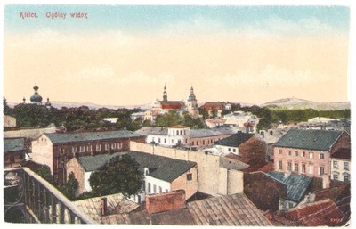 KIELCE. Ogólny widok- Wyd. 1918 Kraków