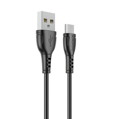 Borofone Kabel BX51 Triumph - USB na Micro USB - 2,4A 1 metr czarny