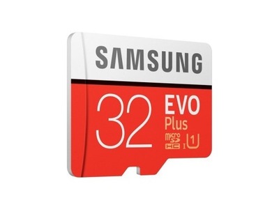 Szybka Karta pamięci SAMSUNG EVO+ 32GB micro SD