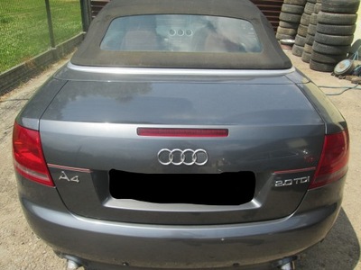 Кришка багажника багажника задня комплектна a4 b7 lx7z cabrio фото №1