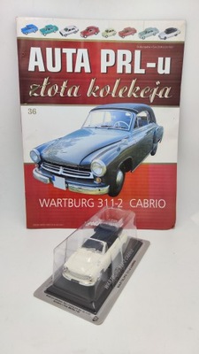 Wartburg 311-2 Cabrio KULTOWE AUTA PRL 1:43