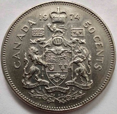 1391 - Kanada 50 centów, 1974