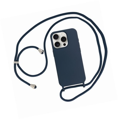 Etui silikonowe ze smyczą do iPhone 11 nakładka