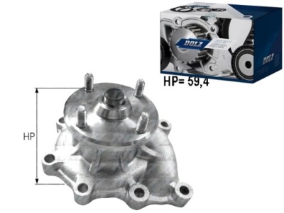 Насос wody kia carnival 2.9 crdi 03-05 dolz фото №1