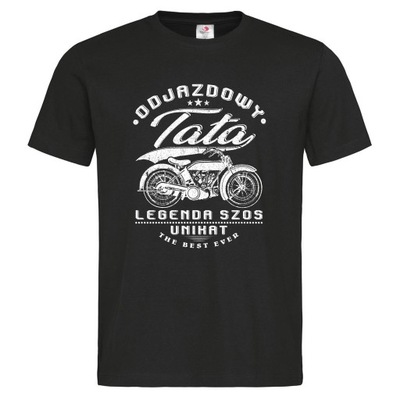 Dla TATY Motocyklisty koszulka t-shirt prezent XL