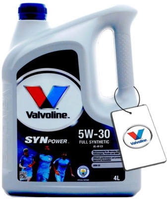 VALVOLINE SYNPOWER XL III 5W30 4L