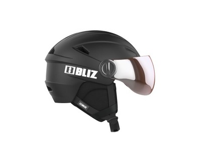 Kask narciarski Bliz Strike Visor Black roz. L