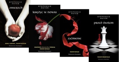 KOMPLETNA SAGA ZMIERZCH Stephenie Meyer / 4 TOMY