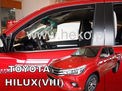 DEFLECTORES HEKO TOYOTA HILUX VIII 4D DE 2016 2SZTUKI  