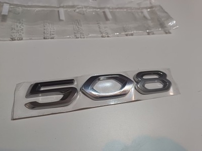 NUEVO EMBLEMA ORIGINAL PEUGEOT 508 II 2018- PARTE DELANTERA PARTE TRASERA 98303342  