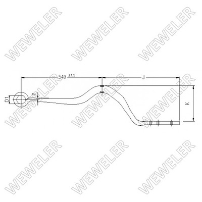 РЕССОРА SCHMITZ WEWELER F001A037SK75, O.E. 1023939