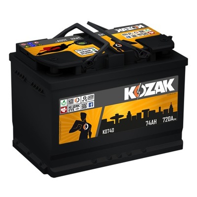 BATTERY KOZAK KO740 74AH/780A [SAE] 74AH  