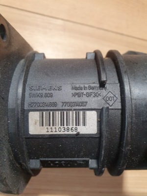 Витратомір повітря h7700314669 renault laguna 2 фото №1