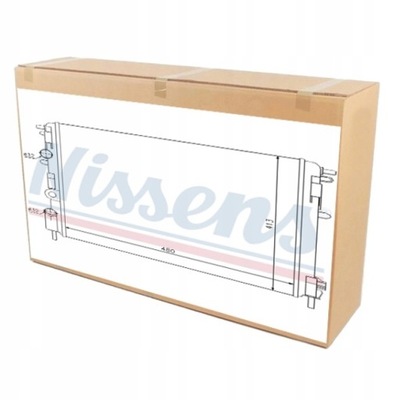 Радиатор двигателя wody жидкость охлаждающий do renault logan i 1.6 фото №1