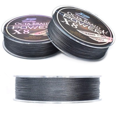 Plecionka Octa Braid Power X8 Black 0,16mm 150m