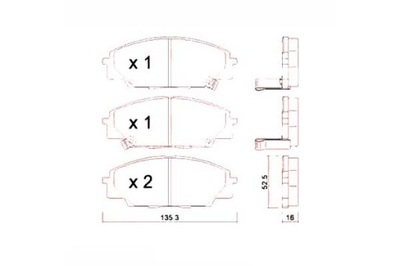 КОЛОДКИ ТОРМОЗНЫЕ HONDA CIVIC 01-05 TYPE-R ZIMMERMA