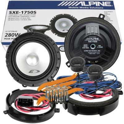 ALTAVOCES ALPINE MERCEDES C CLASE W202 S202 PARTE DELANTERA  