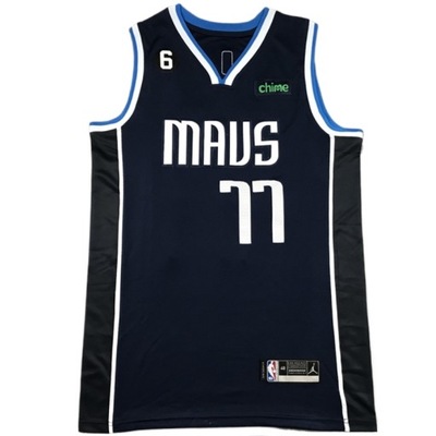 23nowe męskie koszulki do koszykówki Dallas Mavericks77 Luka Doncic MAVS z haftem