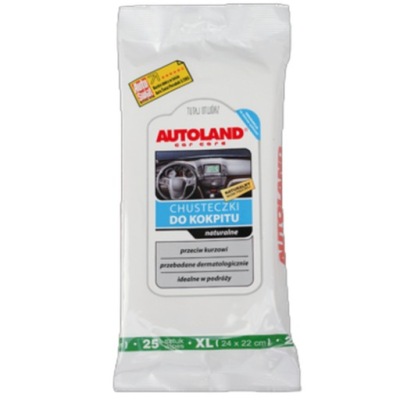 Chusteczki do kokpitu 25 sztuk Autoland